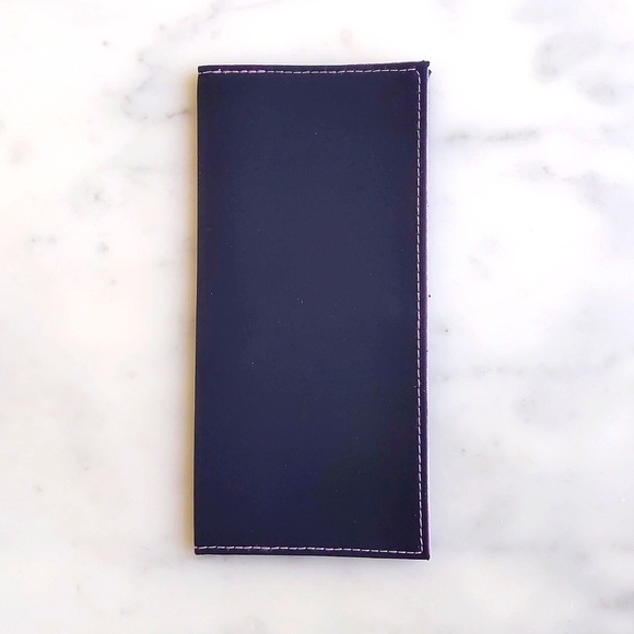 NWT.Lancome Multicolor Plaid/PVC w/Handle & Pencil/Brush Holder Cosmetic Bag Set - Picture 6 of 7